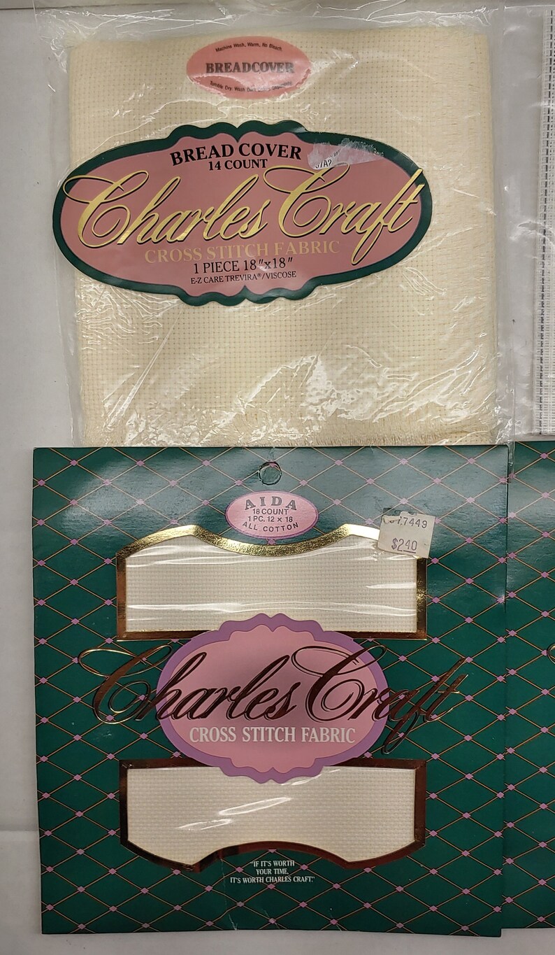 Aida Fabric 4 Pack Assortment Cross Stitch Fabric