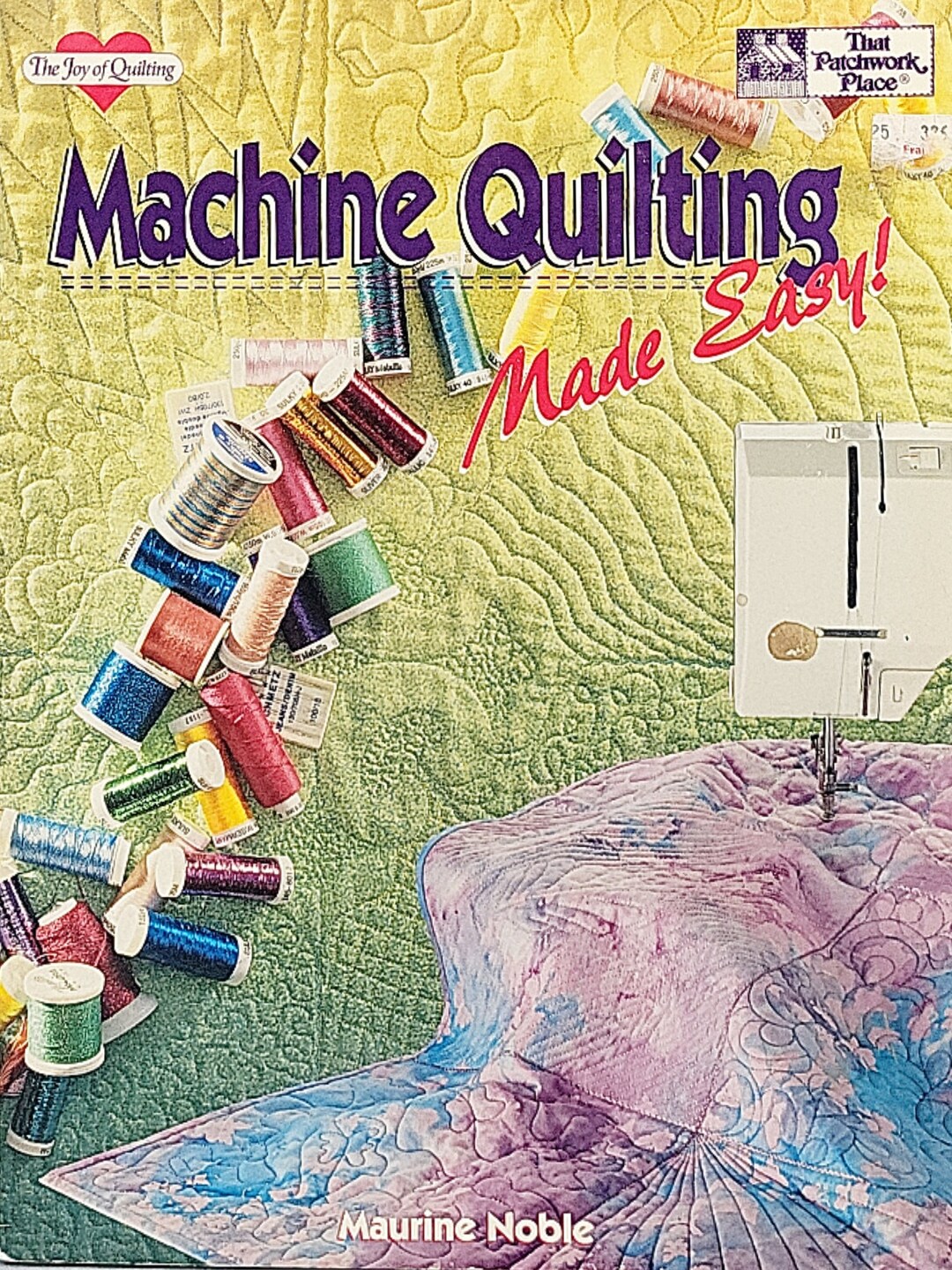 Machine Quilting Made Easy Pattern Book From the Patchwork Place Etsy