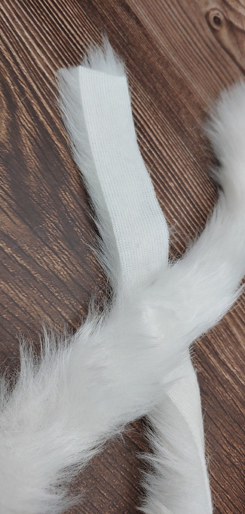 Simplicity 1 White Faux Fur Trim BY THE YARD Etsy