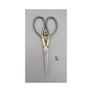 Vintage Look Stainless Steel Embroidery Scissors - Sharp Sewing & Crafting Tool, Perfect Gift for Her