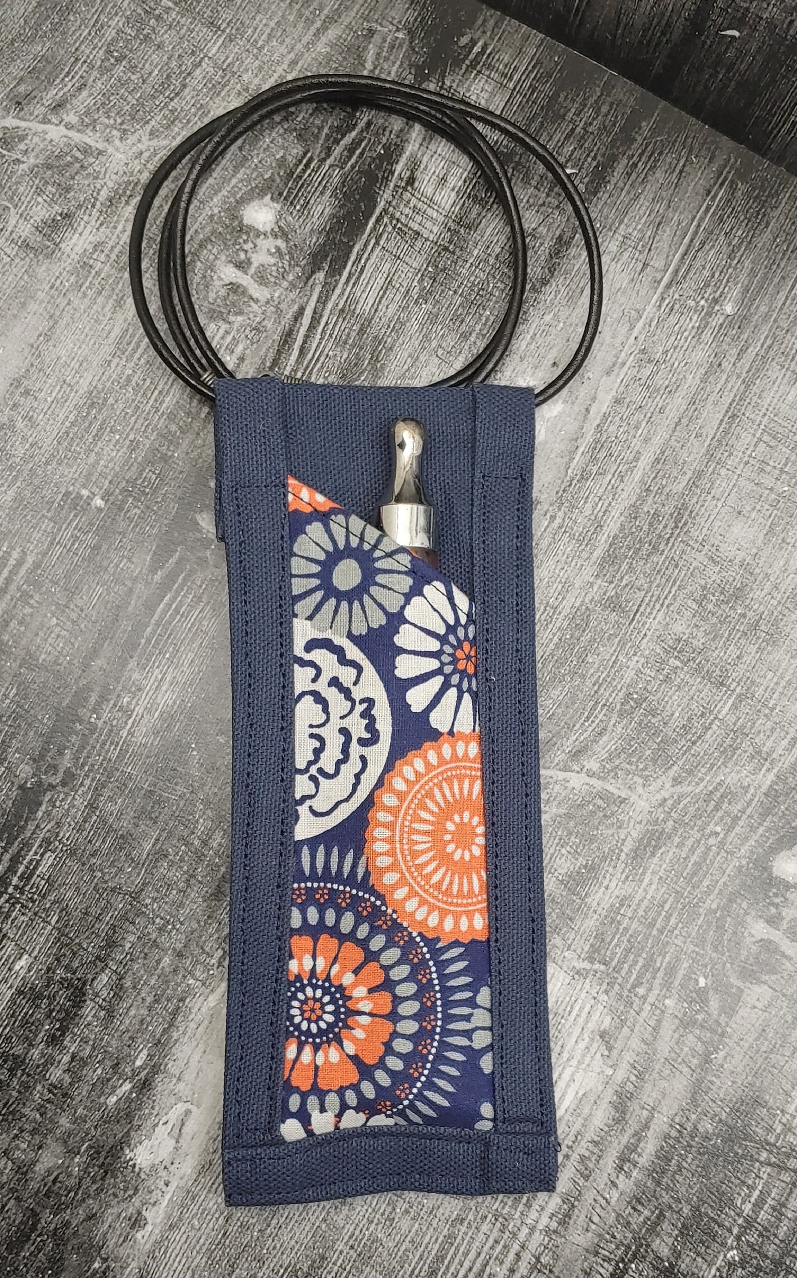 Vape Holder Necklace Orange Flowers Etsy UK