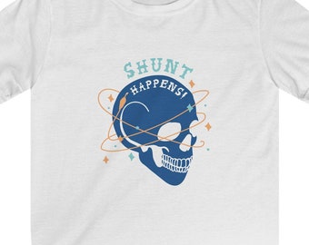 Hydrocephalus Awareness kindershirt, shunt Happens-shirt, hydrocephalus ondersteuning kinder T-shirt, cadeau pediatrische neurochirurgie,