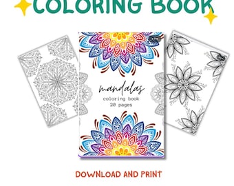 Mandala Coloring Book- A Journey to Inner Peace