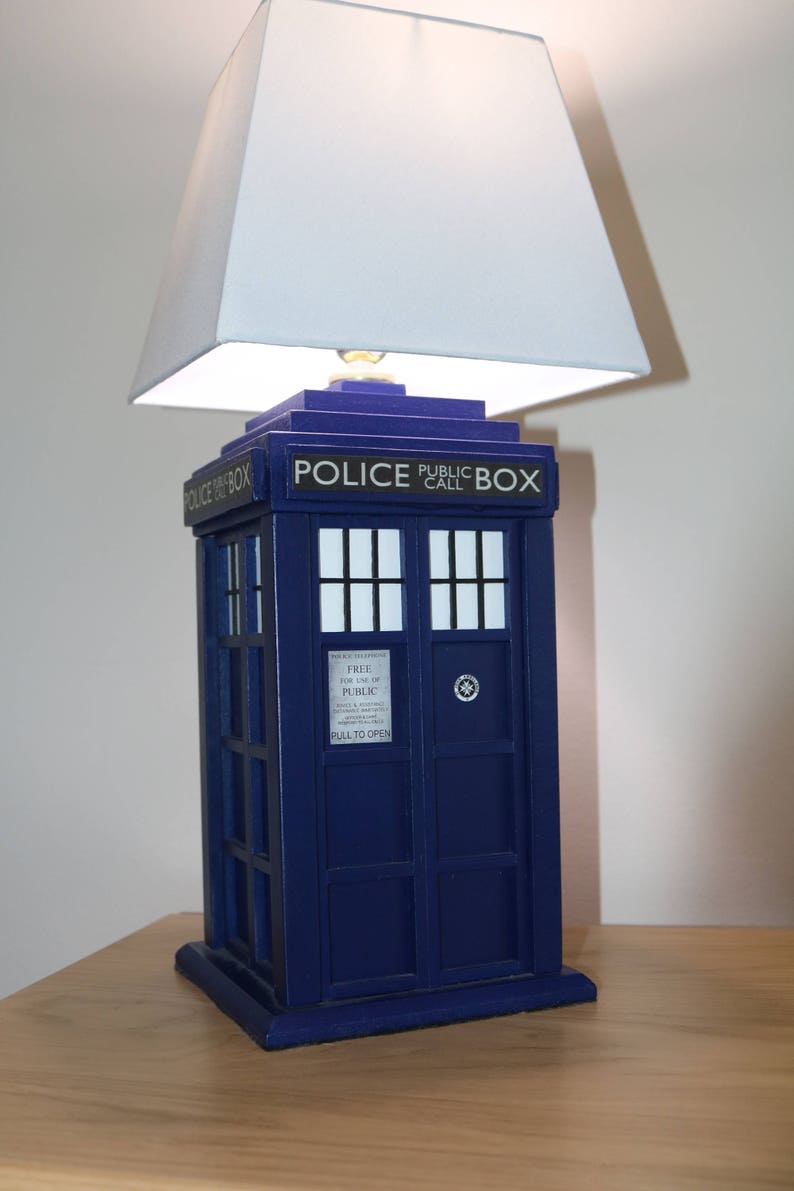 Tardis Lamp Doctor Who Dr Modern