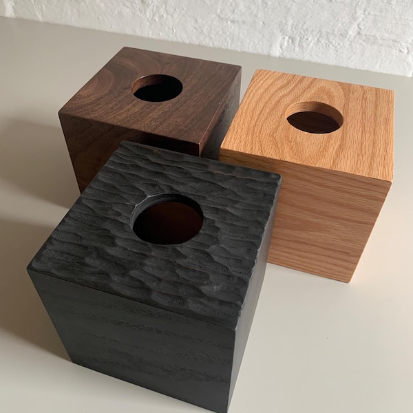 Wooden Tissue Box Cover | High-End Solid Timber Square Box