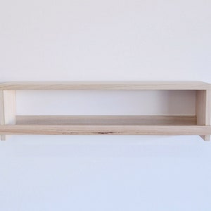 Small Shelf Wooden Book Ledge Timber Nursery Shelves Spice Rack image 10