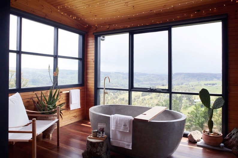 Caddie de bain  Planche de bain avec fente pour verre à vin image 9
