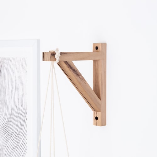 Large Wall Bracket Timber Bracket Pendant Light Holder Etsy Australia