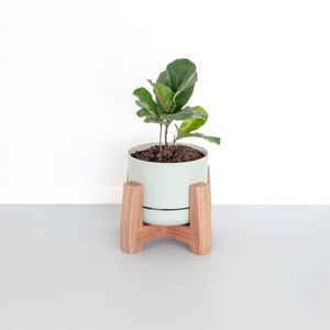 Mid-Century Plant Stands Timber Plant Stands Modern Plant Stand image 8