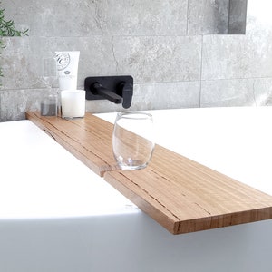 Caddie de bain  Planche de bain avec fente pour verre à vin image 7