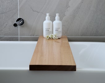 Bath Caddy | Bath Board with Wine Glass Slot