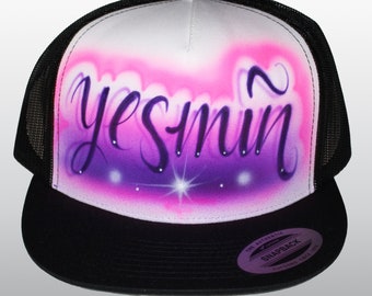 Personalized Airbrushed Truckers Cap/Hat