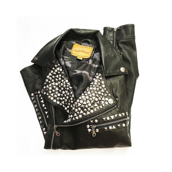 red camel leather jacket