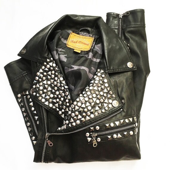 red camel leather jacket