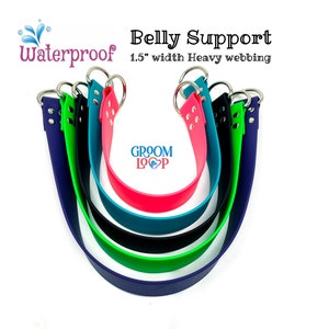 StandAid Belly Support, STRONG  Heavy 1.5" width Waterproof BioThane®