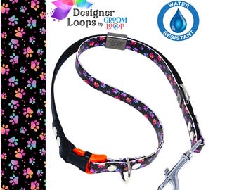 Pretty Paws BioThane® Grooming Loop with a 5/8" Side  Quick Release Buckle,  Strong Waterproof Webbing