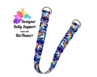 NEW Designer Belly Support , Unicorn BioThane®
