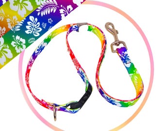 Polyester Loop, (Hawaiian) 5/8" Webbing. 16",20", 24"  Locking Clip, Quick release Buckle