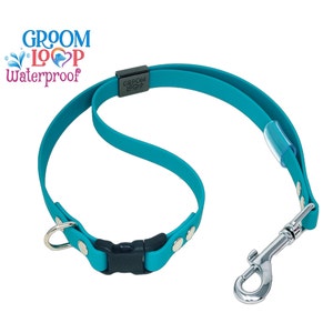 BioThane® Grooming Loop, 5/8" Waterproof Webbing w/ Quick Release Buckle.