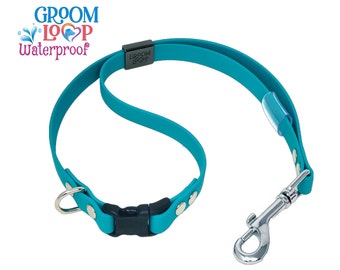 BioThane® Grooming Loop, 5/8" Waterproof Webbing w/ Quick Release Buckle.