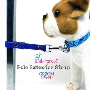 BioThane® Pole-Extender Strap, 5/8" Waterproof Webbing.  Available in 2 sizes 6" & 8" (Listing is for 1pc)