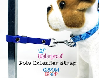 BioThane® Pole-Extender Strap, 5/8" Waterproof Webbing.  Available in 2 sizes 6" & 8" (Listing is for 1pc)