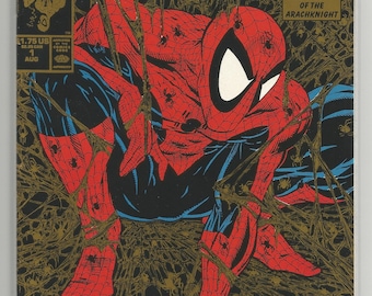 Spider-man #1 - Todd Mcfarlane 1990 - Gold Cover - Real Gem ! CGC