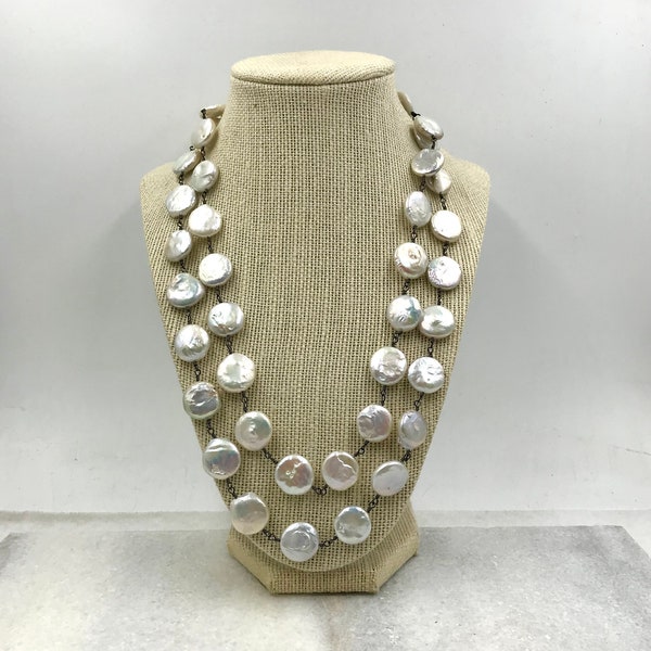 Pearl Coin Necklace