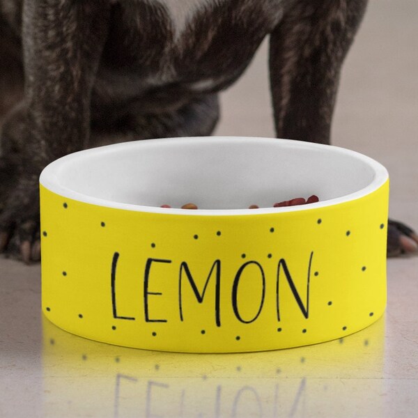 Custom Pet Bowl Etsy