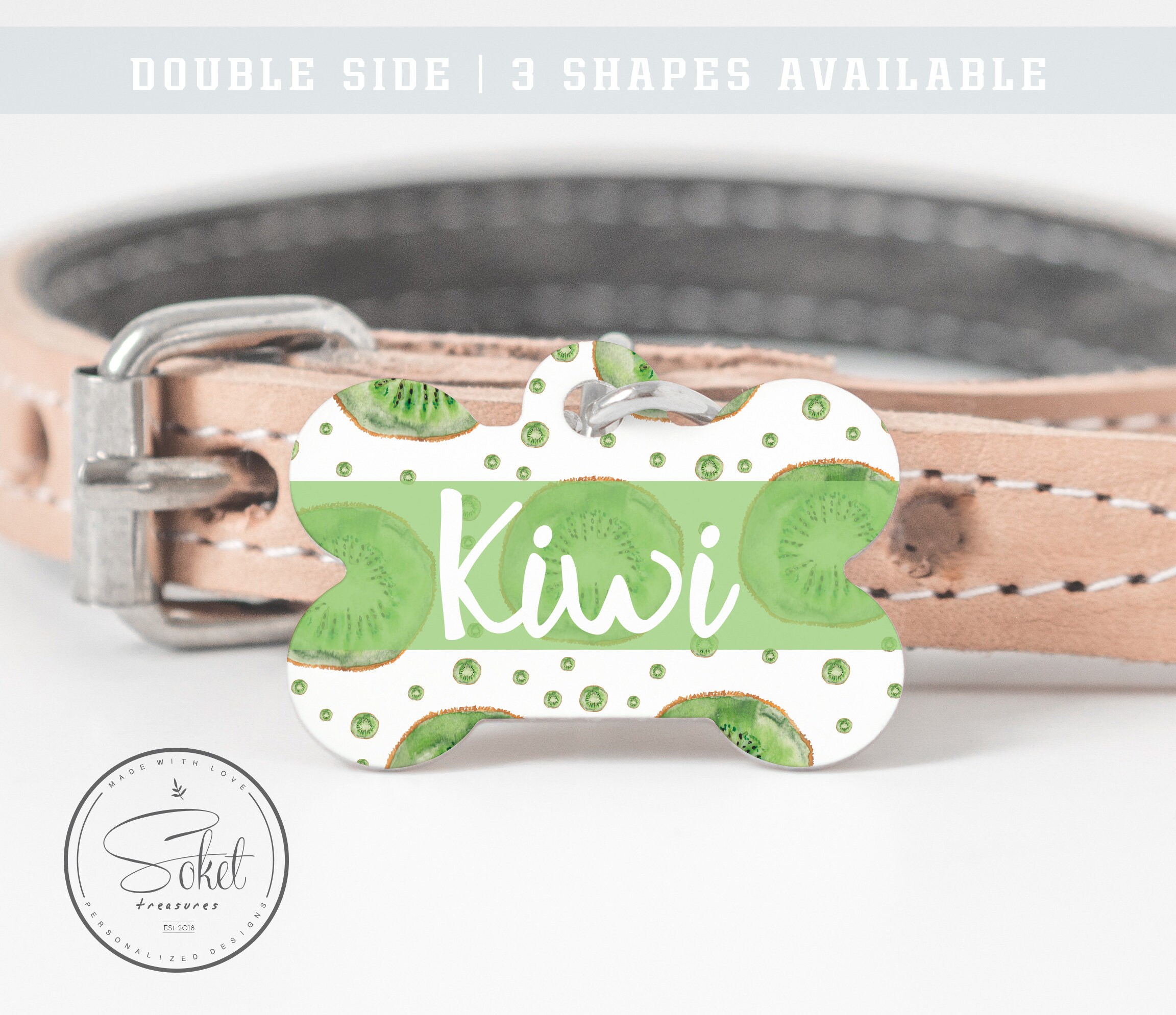 kiwi dog tag