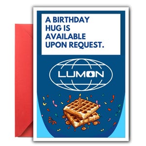 Severance Birthday Card, Severance Card, Funny Happy Birthday Card, Severance, Severance Greeting Card for Coworker, Severance Gift, for him