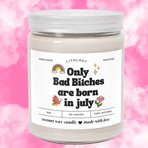 Gift for July Birthday Funny Candle Gift for Best Friend Born In July Birthday Candle, Cancer Gifts Leo Gifts, Birthday Gifts For Her