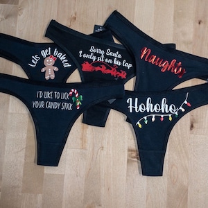 Christmas thongs