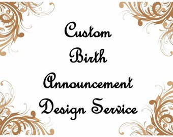 Custom Birth Announcements