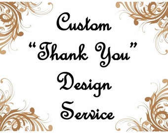 Custom Thank You Card Design Services