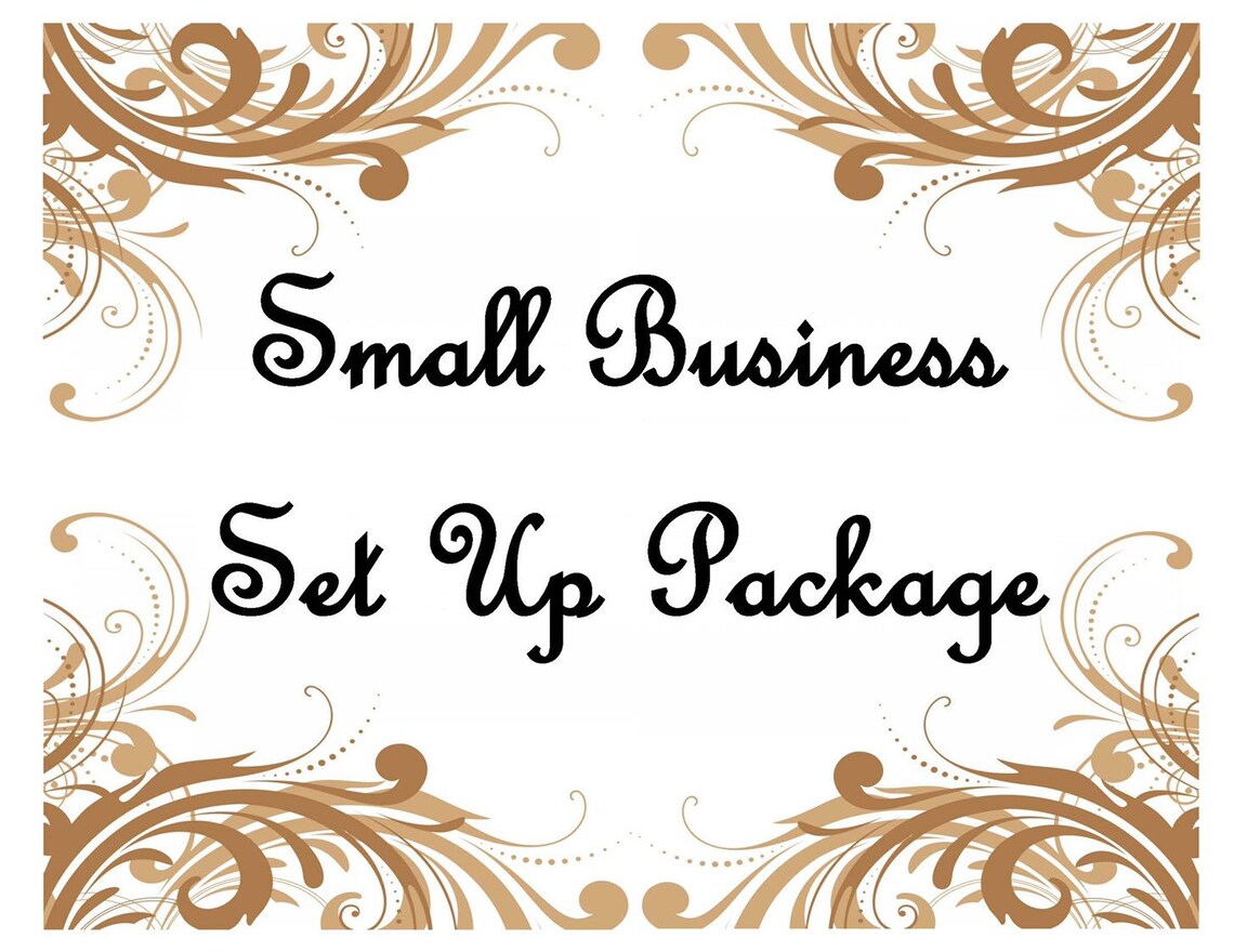 Small Business Set up Package Etsy