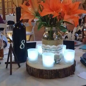 Wine Bottle Table Numbers