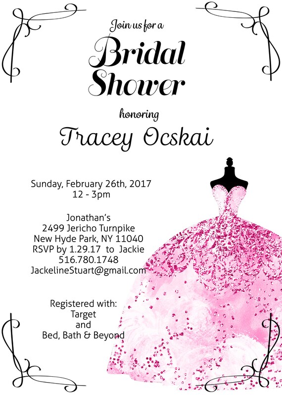 dress code for bridal shower invitation wording Wording Your Bridal Shower Invitations: Everything You Need to Know