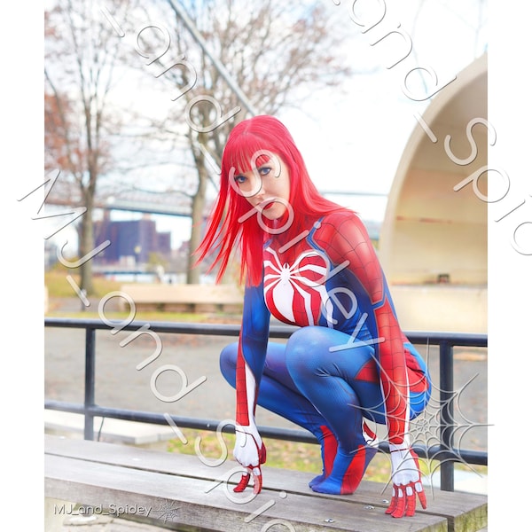 Marvel - Spider-Man - Mary Jane Watson - PS4 Insomniac Spider-Suit 5 - Digital Cosplay Image (@MJ_and_Spidey, MJ and Spidey, Comics)