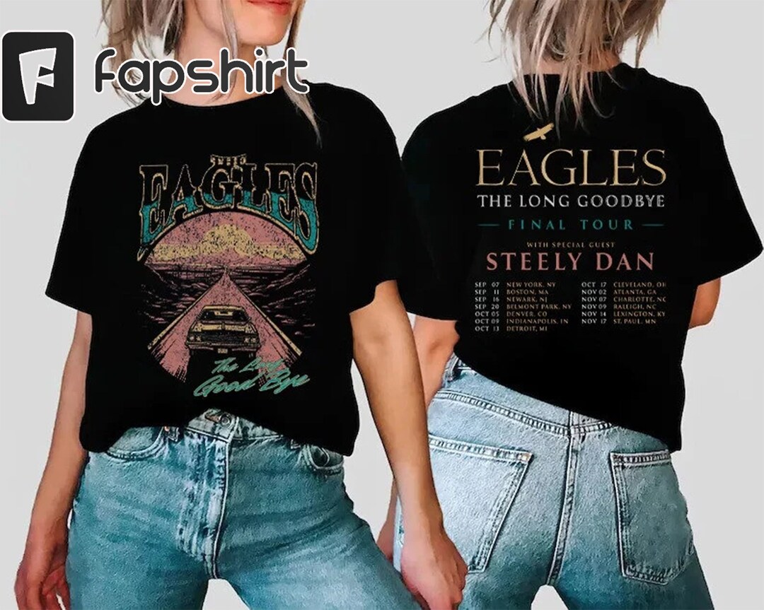 Vintage Eagles Band Shirt Eagles the Long Goodbye Shirt Etsy