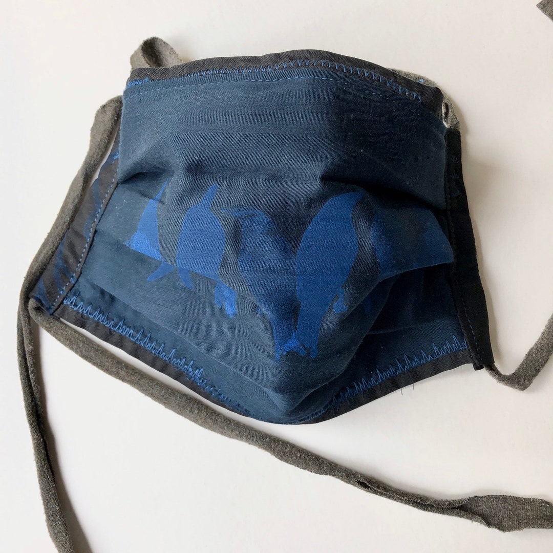 Adult Face Covering mask With Nose Pinch Filter Pouch and Etsy