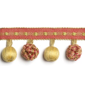 Siracusa - 1.7&quot; Pom Pom Fringe - trim by the yard