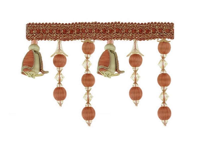 YF177 6 Beaded Fringe Trim by the Yard Etsy