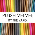 Plush Velvet Multipurpose Fabric by the Yard