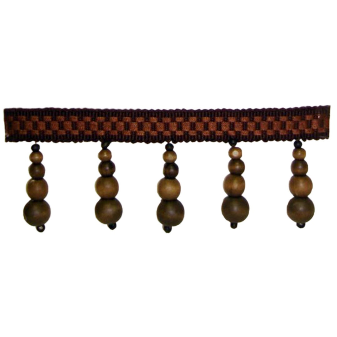 ST5052 Wood Bead Trim by the Yard Etsy