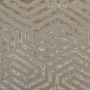 Deco - B - 114&quot; wide  geometric fabric by the yard