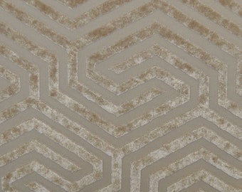 Deco - B - 114&quot; wide  geometric fabric by the yard