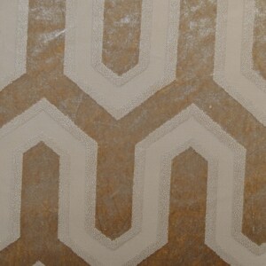 Deco - A - 114&quot; wide, geometric fabric by the yard