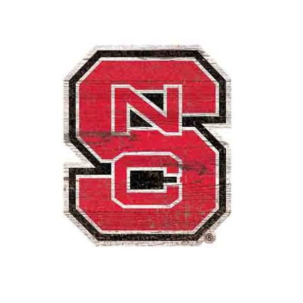 8” NC State Logo Sign - Officially Licensed Product w/Hologram