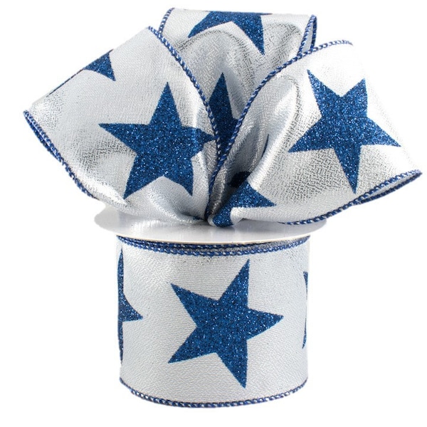 2.5" Dallas Cowboys Ribbon RG0166426, Wired, 10yds